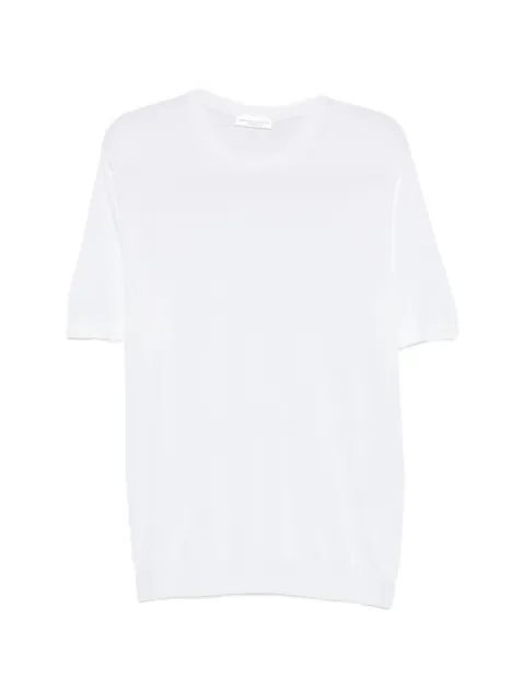 Roberto Collina ribbed-trim T-shirt White 261MYA16021