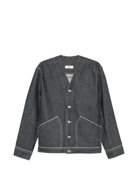 3DICI contrast-stitch denim jacket Blue GBU3DICI013