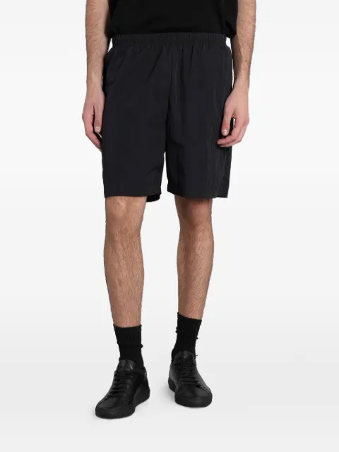 Attachment elasticated-waistband shorts Black AP61035