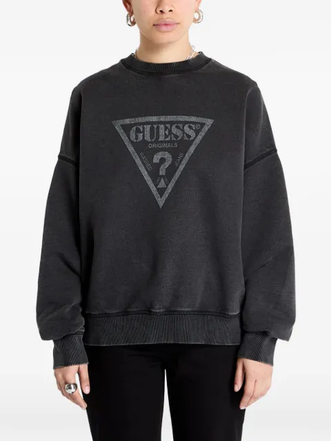 GUESS USA logo-print sweater Grey W5RQ14K68I1JTMU