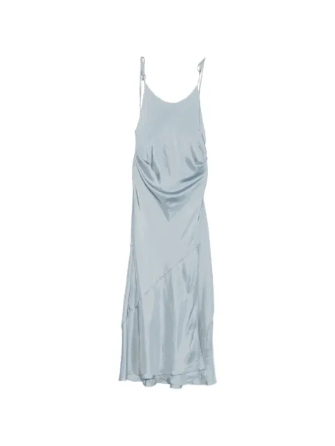 System tie-fastening maxi dress Blue SY2G1WOPT02W