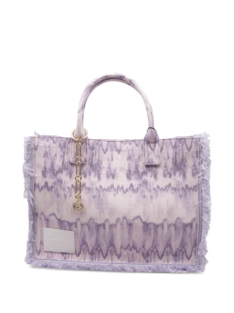 SANDRO 2022 Kasbah tie-dye tote bag Purple GILTPUUSBA727979W