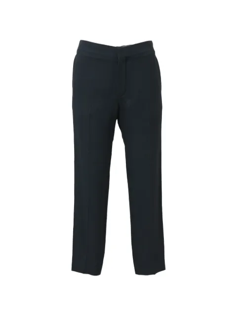 Chloé Vintage high-waisted wide-leg trousers Blue NAPPUHKCL410493W