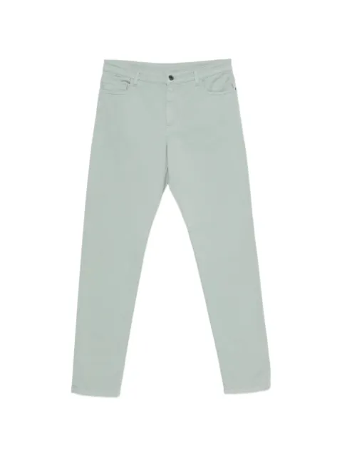 Canali five-pocket jeans Green PD0163791051A
