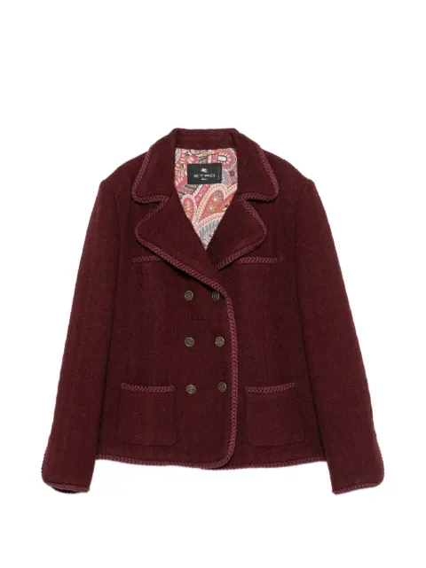 ETRO buttoned double-breasted blazer Red WRCA008499TUBO6