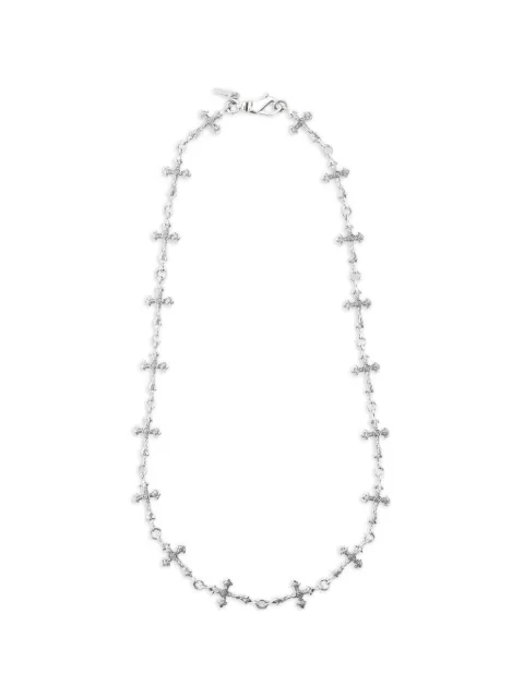 Emanuele Bicocchi Rose Multi-cross necklace Silver RSFCN9