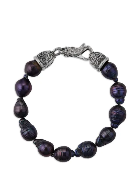 Emanuele Bicocchi large baroque pearl bracelet Silver BBPB1