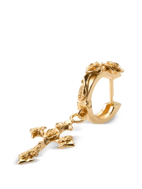 Emanuele Bicocchi Rose Cross earring Gold RSFCE4G