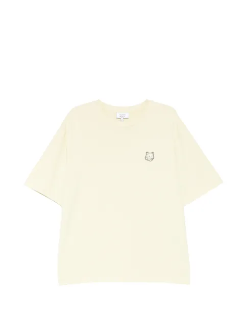 Maison Kitsuné Fox Head T-shirt Yellow PM00109KJ0119