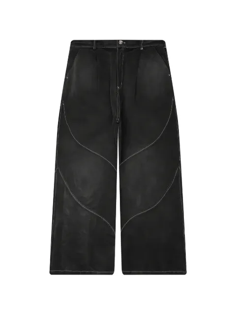 JUNGLES JUNGLES Sun Bleached Slant jeans Black PLPSLNTWBLK