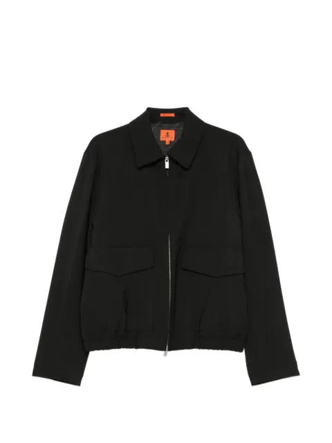 Barena Magan zip-up flap-pocket jacket Black CSU54020516
