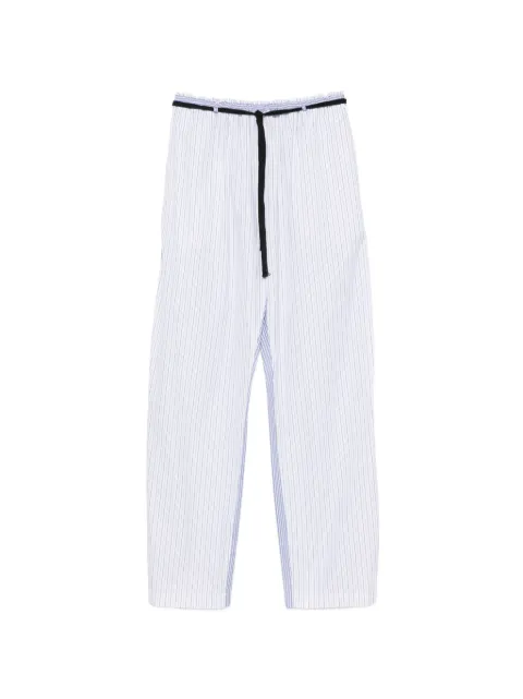 Barena Serata vertical-stripe drawstring trousers White PAD55640000UNI