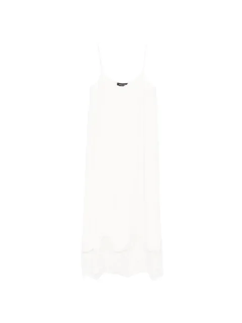 Fabiana Filippi lace-trim midi dress White TPD276F747M158