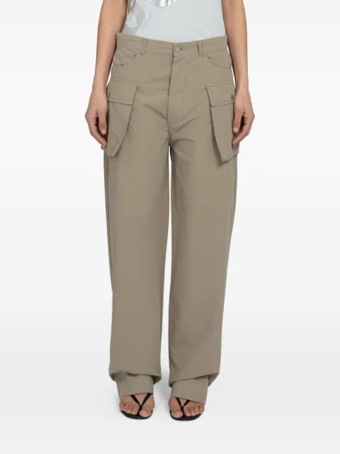 Gimaguas Giaco straight-leg cargo trousers Neutrals RUS260108935