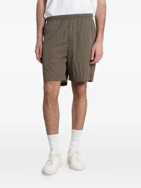 Attachment elasticated-waistband shorts Green AP61035
