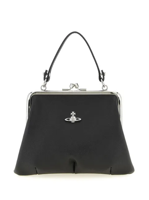 Vivienne Westwood Granny Frame Orb-plaque tote bag Black 4B010007WS0021
