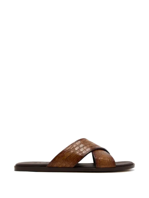 Magnanni criss-cross leather sandals Brown 2664911809