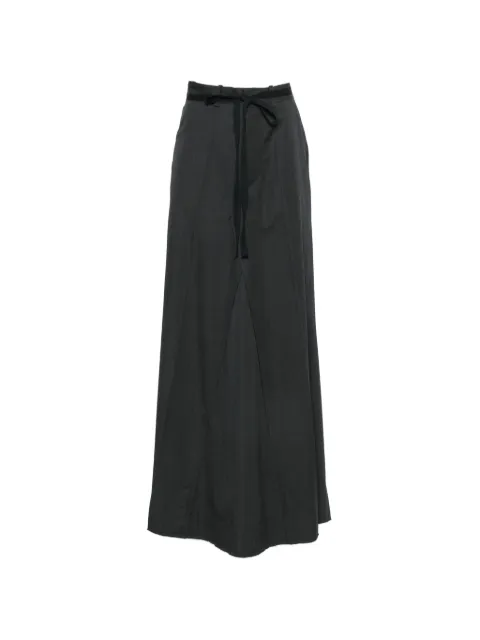 Maison Margiela layered-design maxi skirt Grey S29MI009M35910