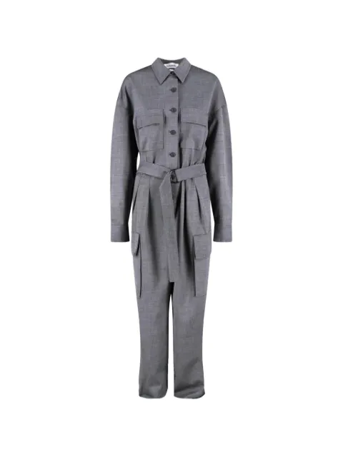 The Frankie Shop Linda belted jumpsuit Grey LINDAJUMPSUIT