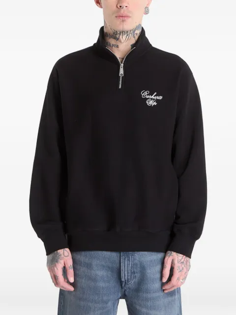 Carhartt WIP Longhand half-zip sweatshirt Black I036372