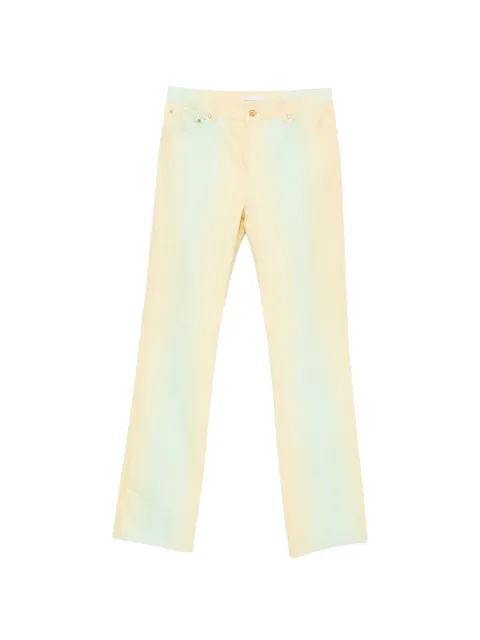 Roberto Cavalli Vintage 2000s ombre-effect trousers Yellow RC250BBF