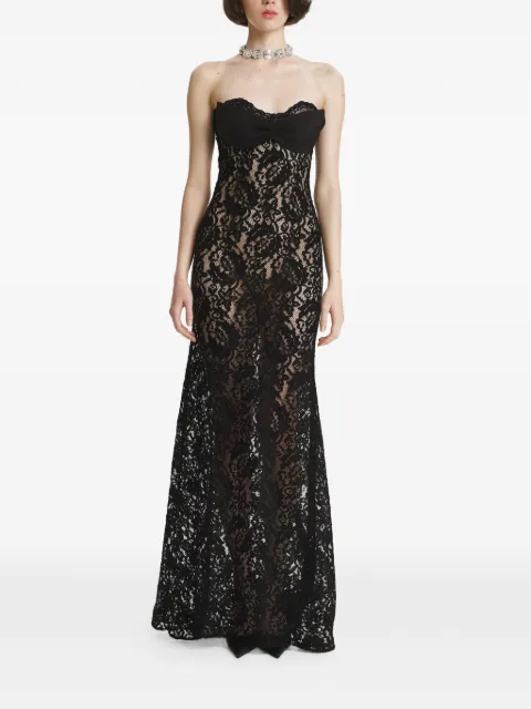 2310 STUDIO strapless dress Black FF79