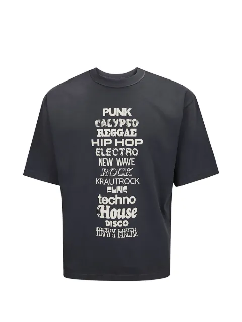 Htc Los Angeles Music graphic-print T-shirt Grey 26SNCTS004P