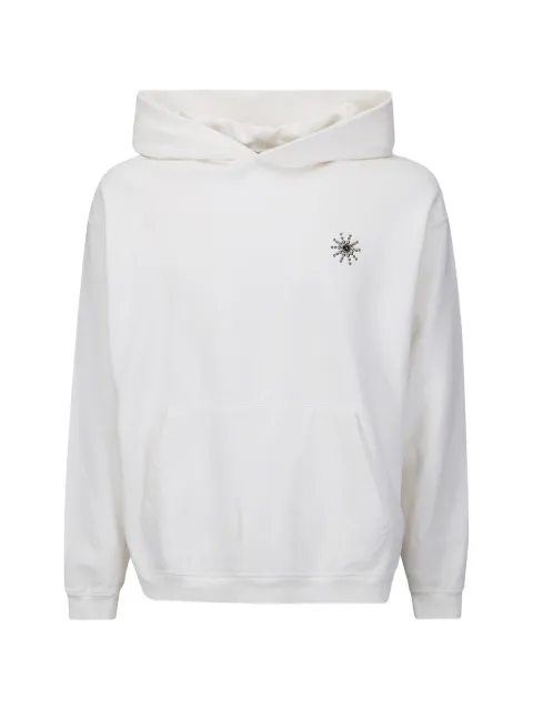 Htc Los Angeles stud-embellished Sun hoodie White 26SNCMG006P