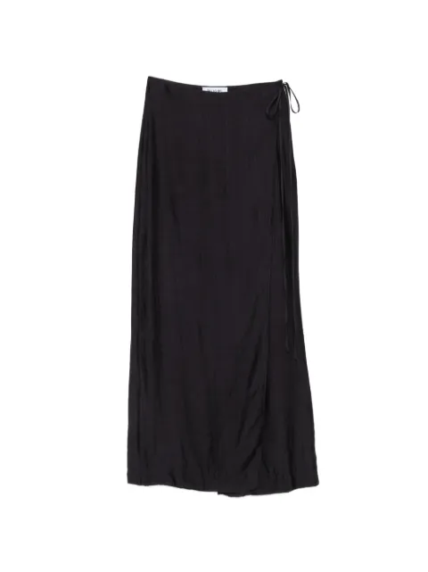 Blugirl wrap-style textured skirt Black RA6098T486A