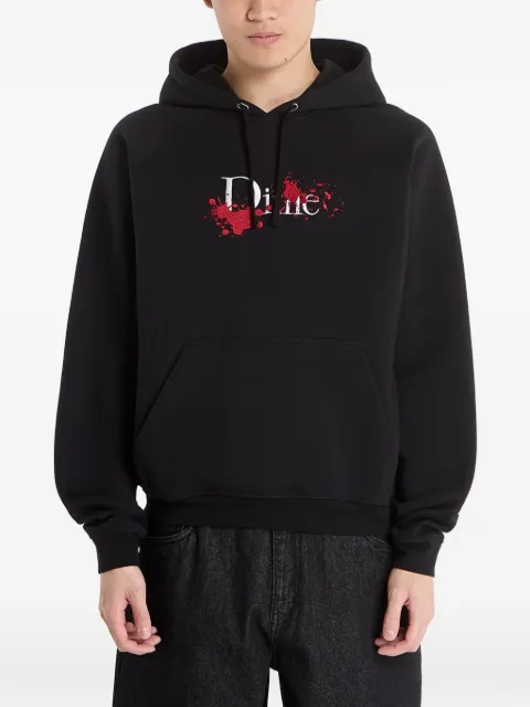 dime logo-detail hoodie Black DIMESP2646