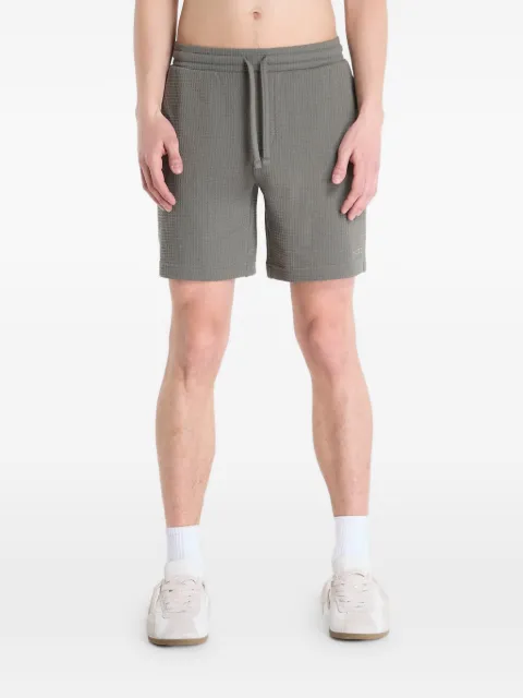 HUGO waffle-knit pajamas shorts Green 50532023