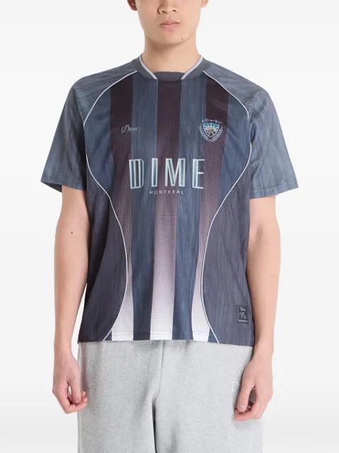 dime striped-pattern T-shirt Grey DIMESP269STO