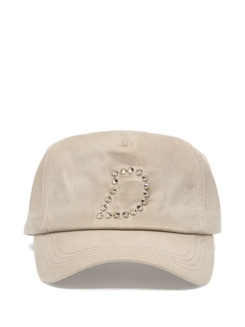 dime stud-embellished waxed cap Neutrals DIMESP2627TAU