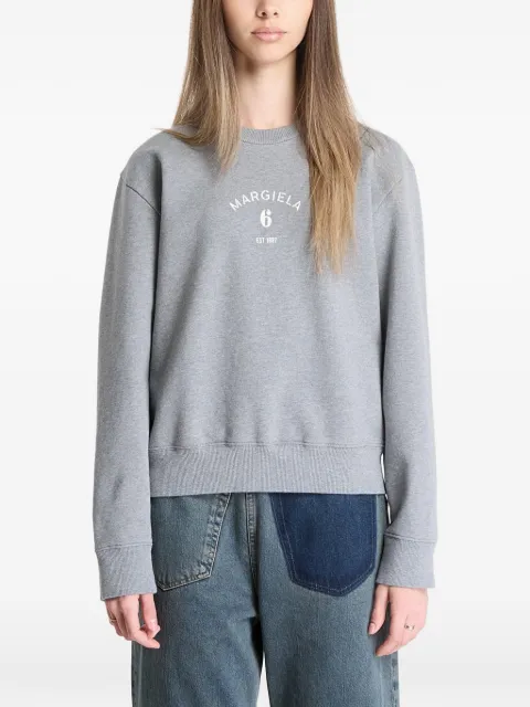 MM6 Maison Margiela logo-print sweatshirt Grey S62GU0145S25337853M