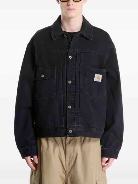 Carhartt WIP Belmar logo-patch jacket Black I0365868906