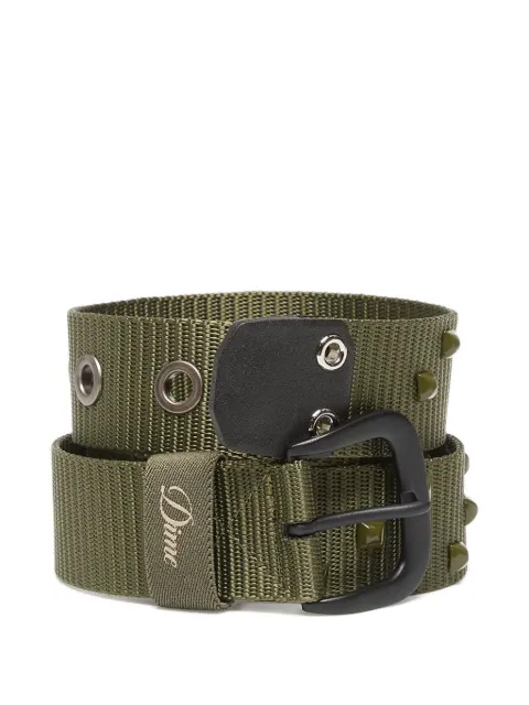 dime studded eyelet-detail belt Green DIMESP2631ARM