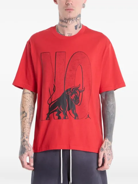 Jordan Brooklyn graphic-print T-shirt Red IR2117612