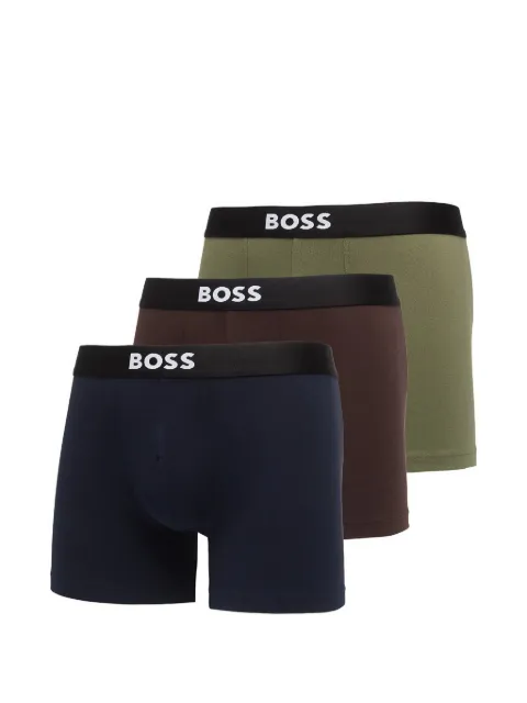 HUGO boxer briefs pack-of-three Blue 50544272240