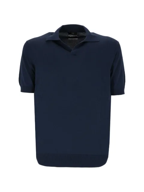 Hosio short-sleeved collared T-shirt Blue IUS26100M3944