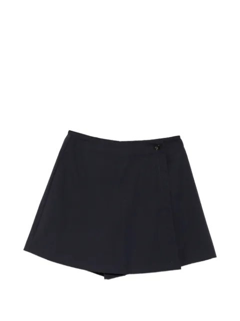 Manuel Ritz wrap-design button-fastening skirt Blue 4036DD40264040