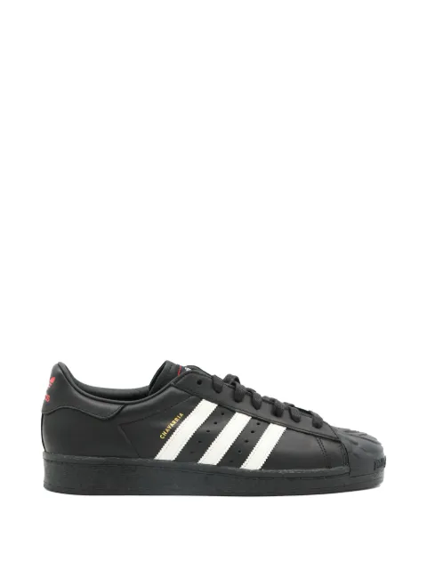 adidas x Willy Chavarria Superstar rose-motif sneakers Black KI5156