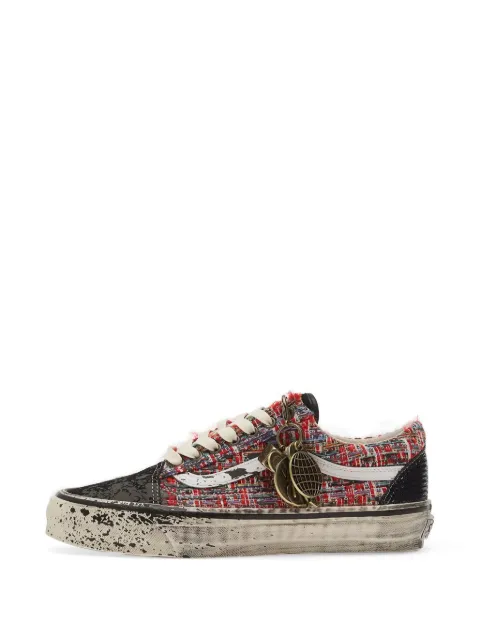 Vans LX Old Skool tweed-panel sneakers Red VN000D9VBOS1