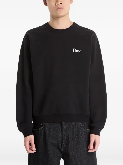 dime logo-embroidered sweatshirt Black DIMESP2642BLK