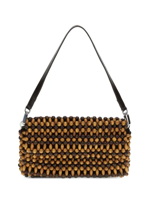 STAUD Timmy bead-embellished shoulder bag Neutrals H26S6062WD