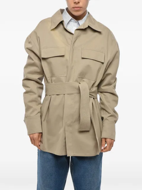 SUPER BLOND belted shirt Neutrals SHIRTSBEIGE