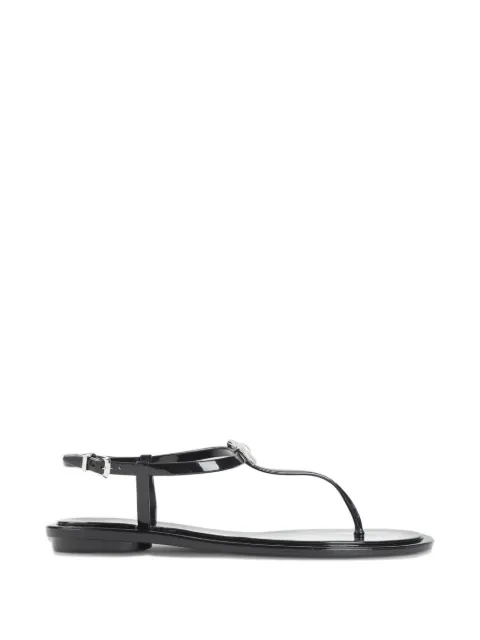 MACH & MACH bow-detail flat sandals Black SS26S114205GUMBLK