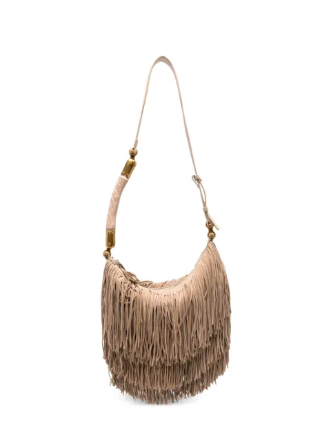 Balmain fringed suede tote bag Neutrals GN0BT053LWSF