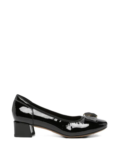 LINDA BAUMANN bow-detail pumps Black 659426101BLK
