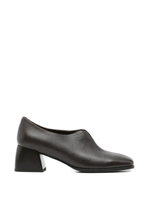 LINDA BAUMANN square-toe block-heel pumps Brown 658526108