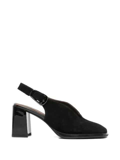 LINDA BAUMANN buckle-fastening slingback pumps Black 658526125